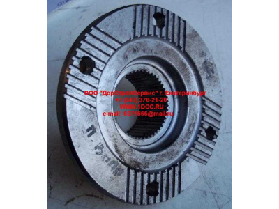 Фланец проходного вала D-165, 4 отв., с насечками, низкий, мелкий шлиц H HOWO (ХОВО) RHAZ9114320205 фото 1 Ульяновск